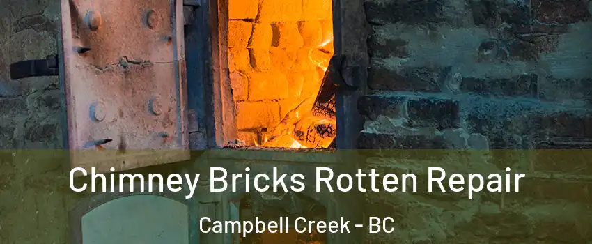  Chimney Bricks Rotten Repair Campbell Creek - BC