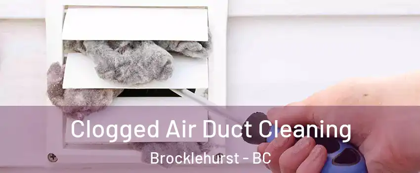 Clogged Air Duct Cleaning Brocklehurst - BC
