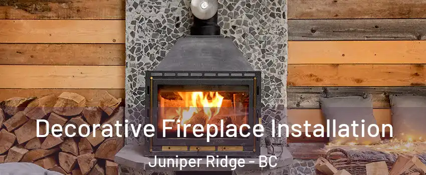  Decorative Fireplace Installation Juniper Ridge - BC