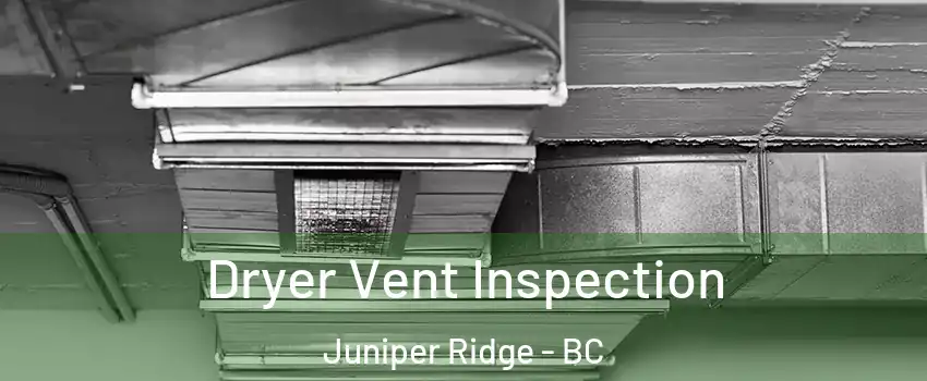  Dryer Vent Inspection Juniper Ridge - BC