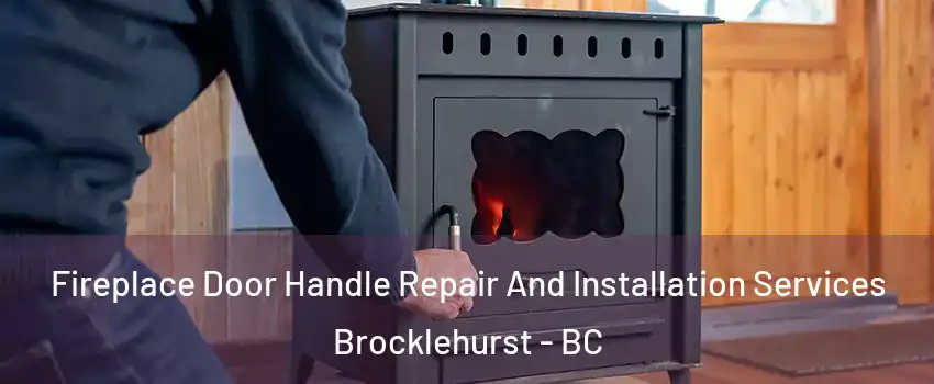  Fireplace Door Handle Repair And Installation Services Brocklehurst - BC