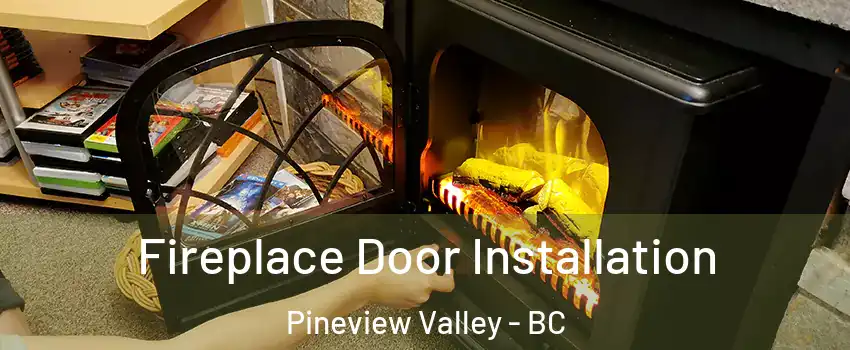  Fireplace Door Installation Pineview Valley - BC