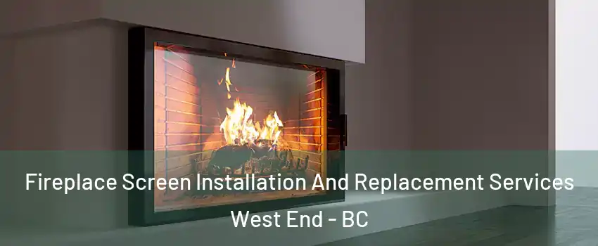 Fireplace Screen Installation And Replacement Services West End - BC