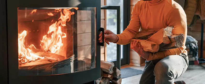 Residential Fireplace Ceramic Glass Installation in Kamloops, BC
