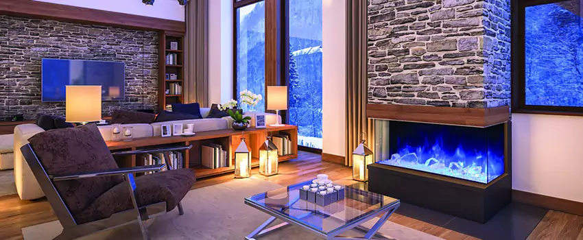 Dynamic Flame Color Fireplace Installation in Kamloops, BC