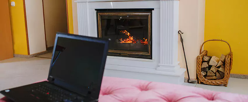 Valor Outdoor Gas Fireplace in Kamloops, British Columbia