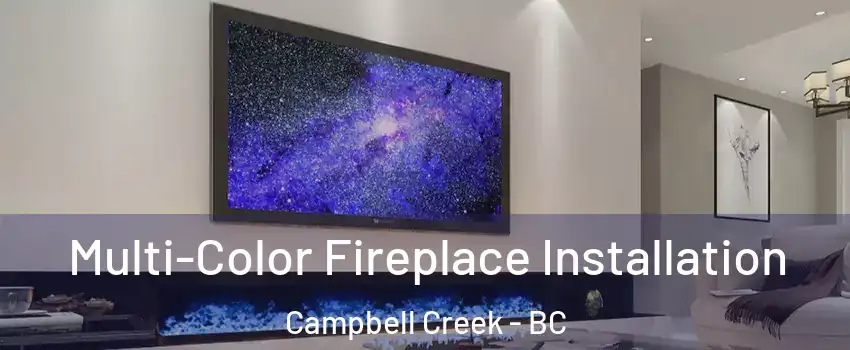  Multi-Color Fireplace Installation Campbell Creek - BC