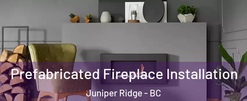  Prefabricated Fireplace Installation Juniper Ridge - BC