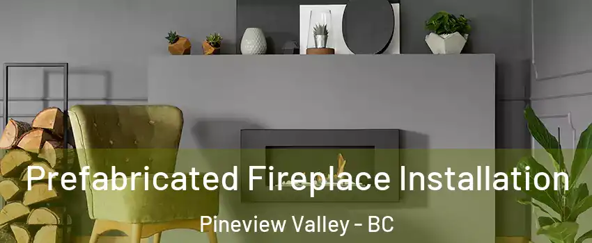 Prefabricated Fireplace Installation Pineview Valley - BC